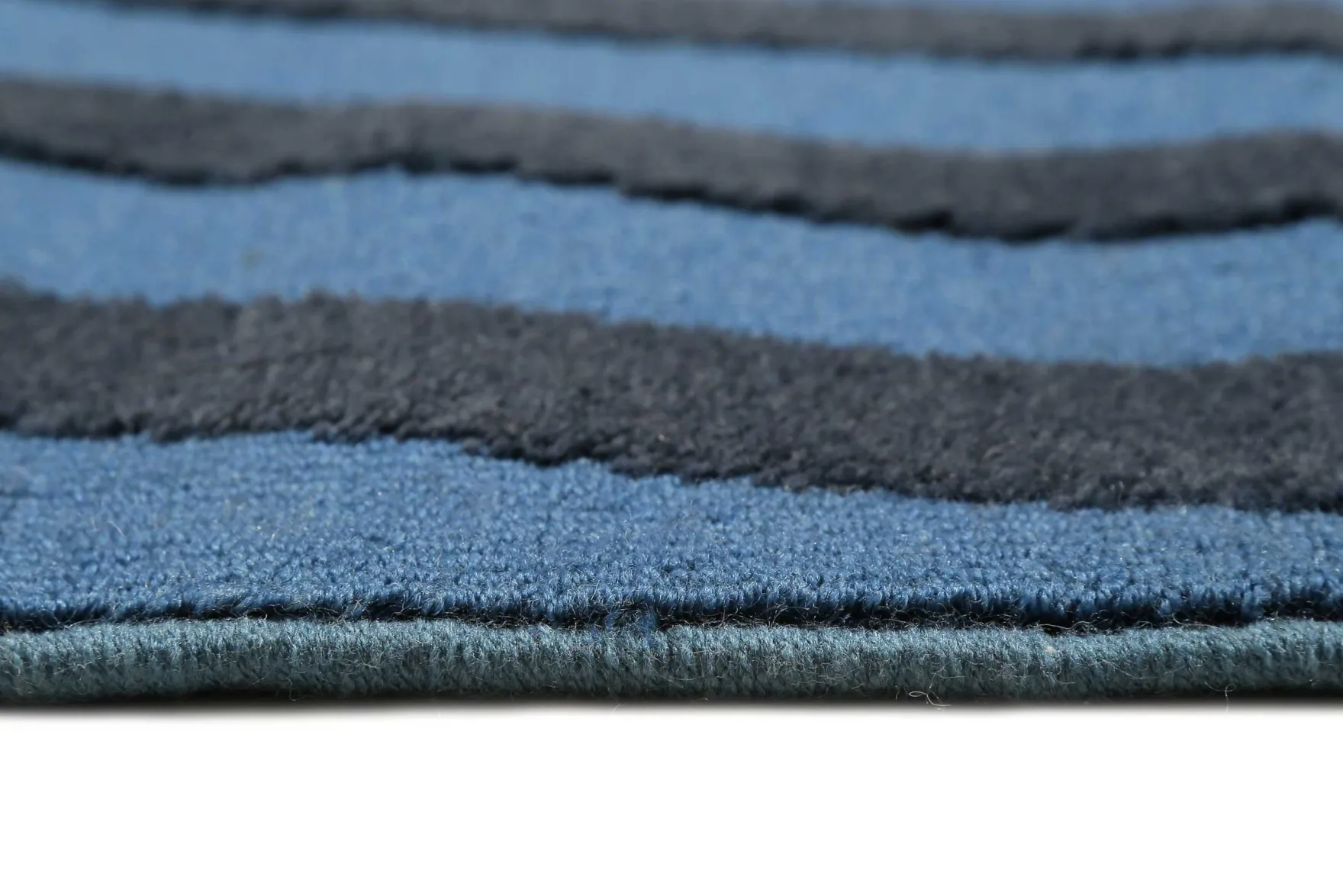Esprit Wollteppich Blau "Vector"