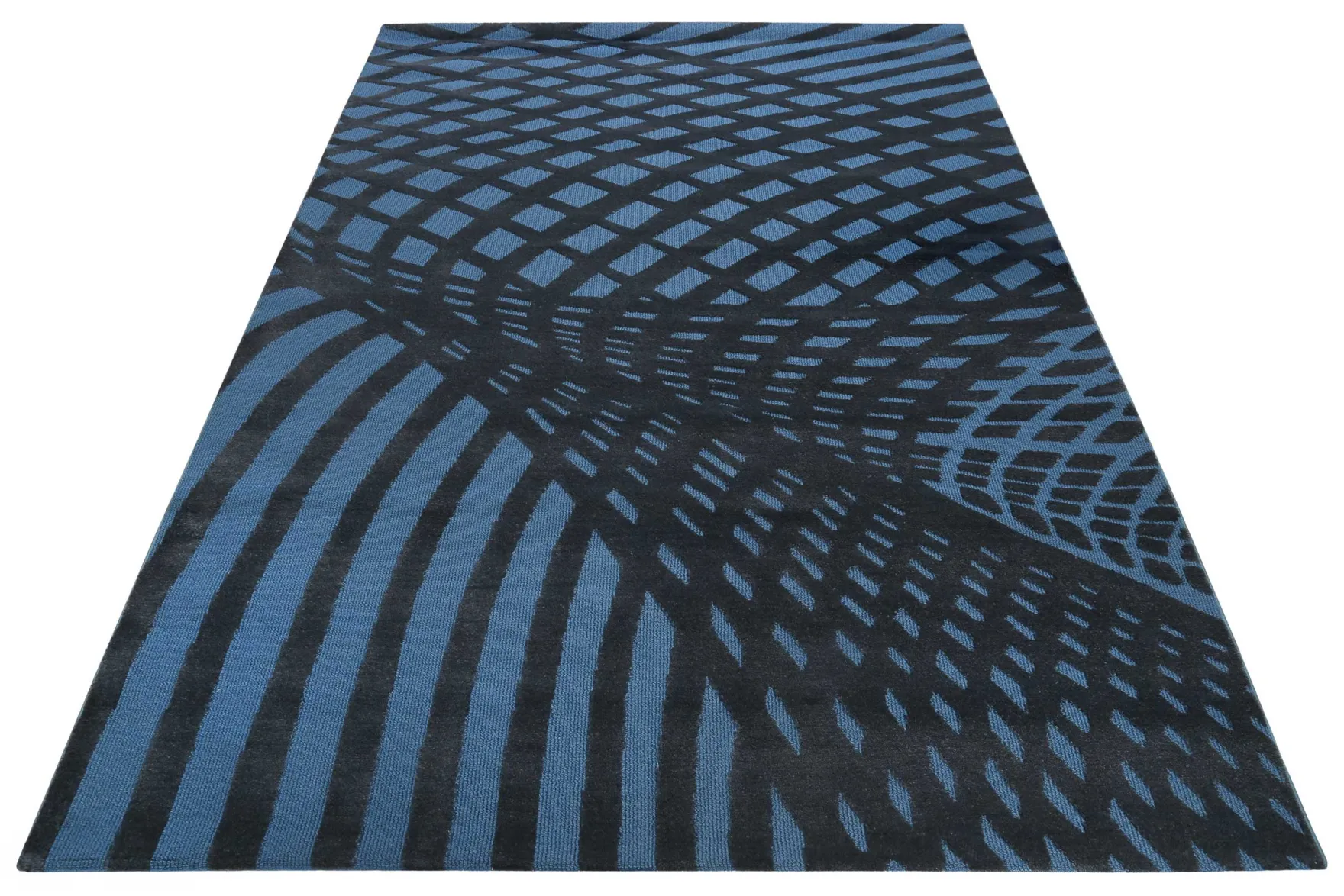 Esprit Wollteppich Blau "Vector"