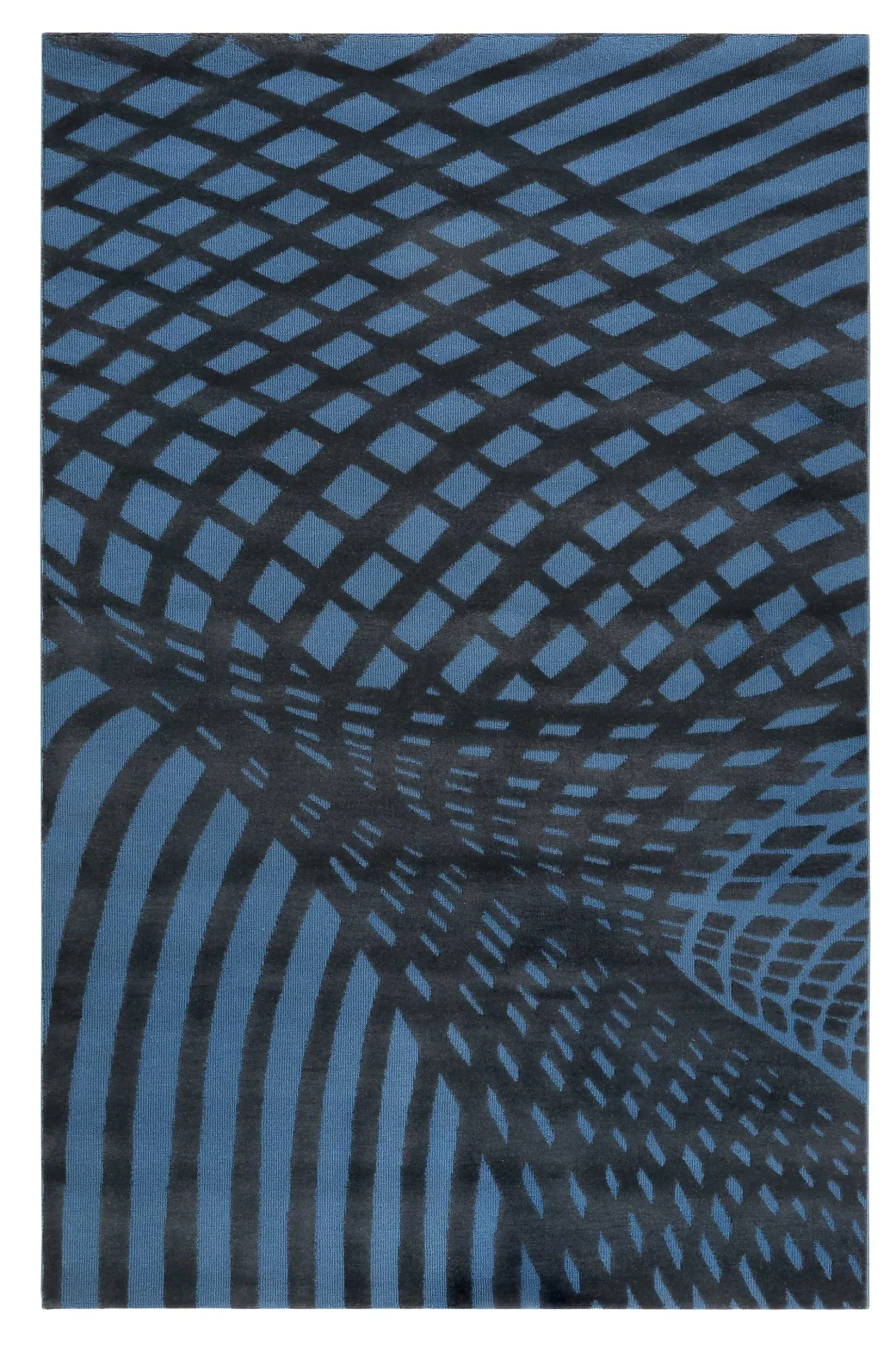 Esprit Wollteppich Blau "Vector"