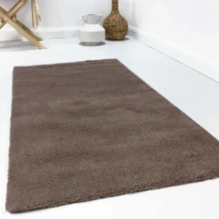Esprit Wollteppich Braun Hochflor