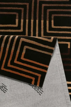 Esprit Wollteppich Braun "Matrix"