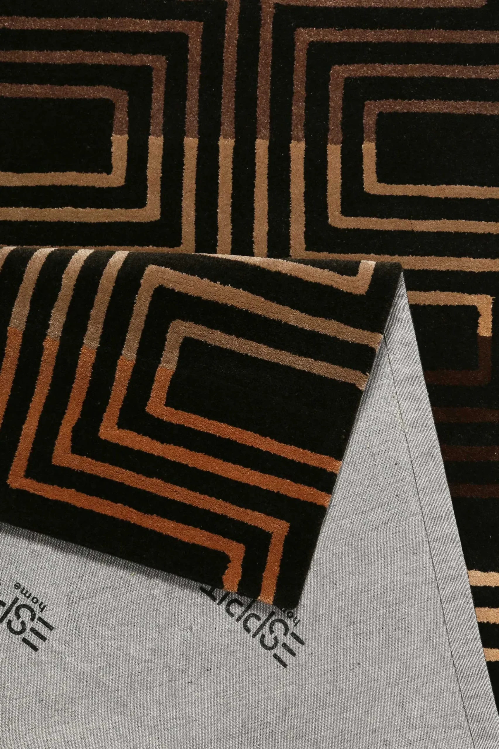 Esprit Wollteppich Braun "Matrix"