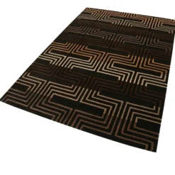 Esprit Wollteppich Braun "Matrix"