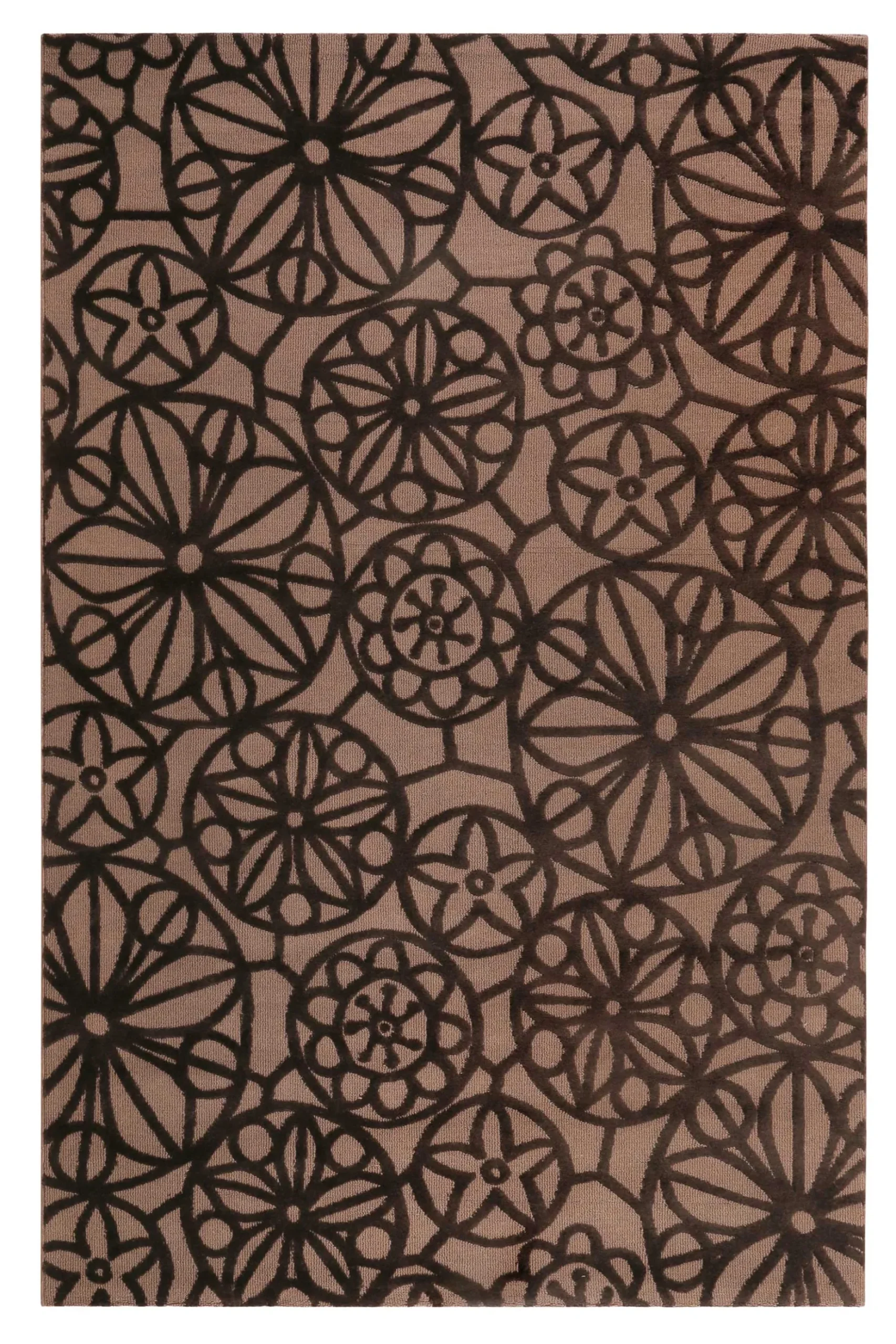 Esprit Wollteppich Braun "Society Circle"