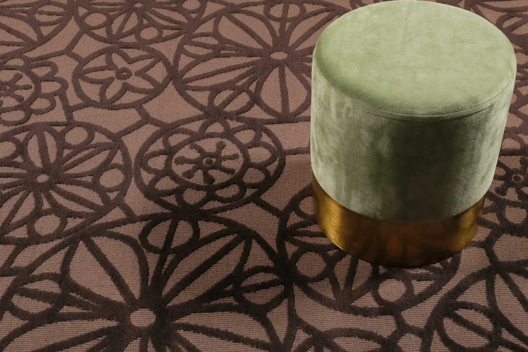 Esprit Wollteppich Braun "Society Circle"
