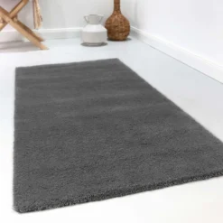 Esprit Wollteppich Grau Hochflor 