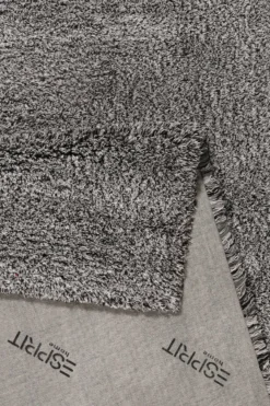 Esprit Wollteppich Grau meliert Hochflor