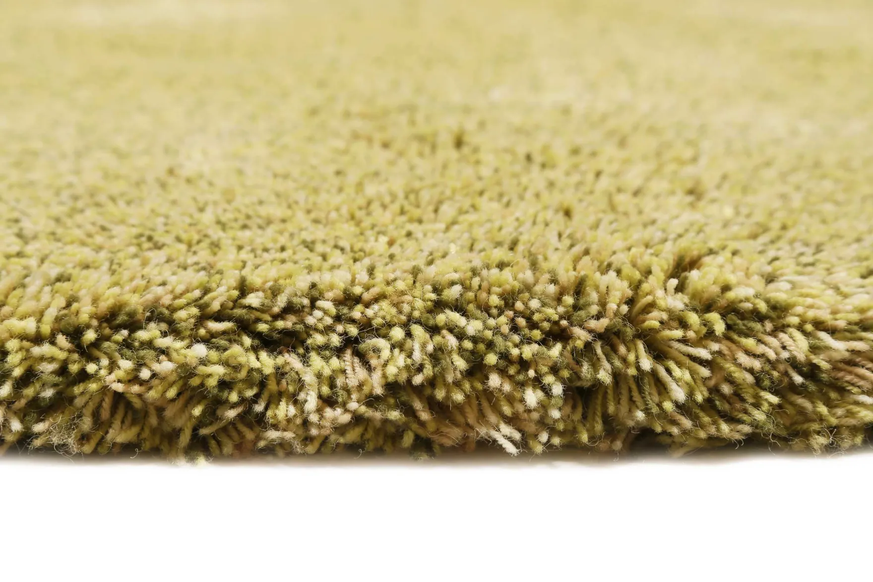 Esprit Wollteppich Grün meliert Hochflor "New Spirit"