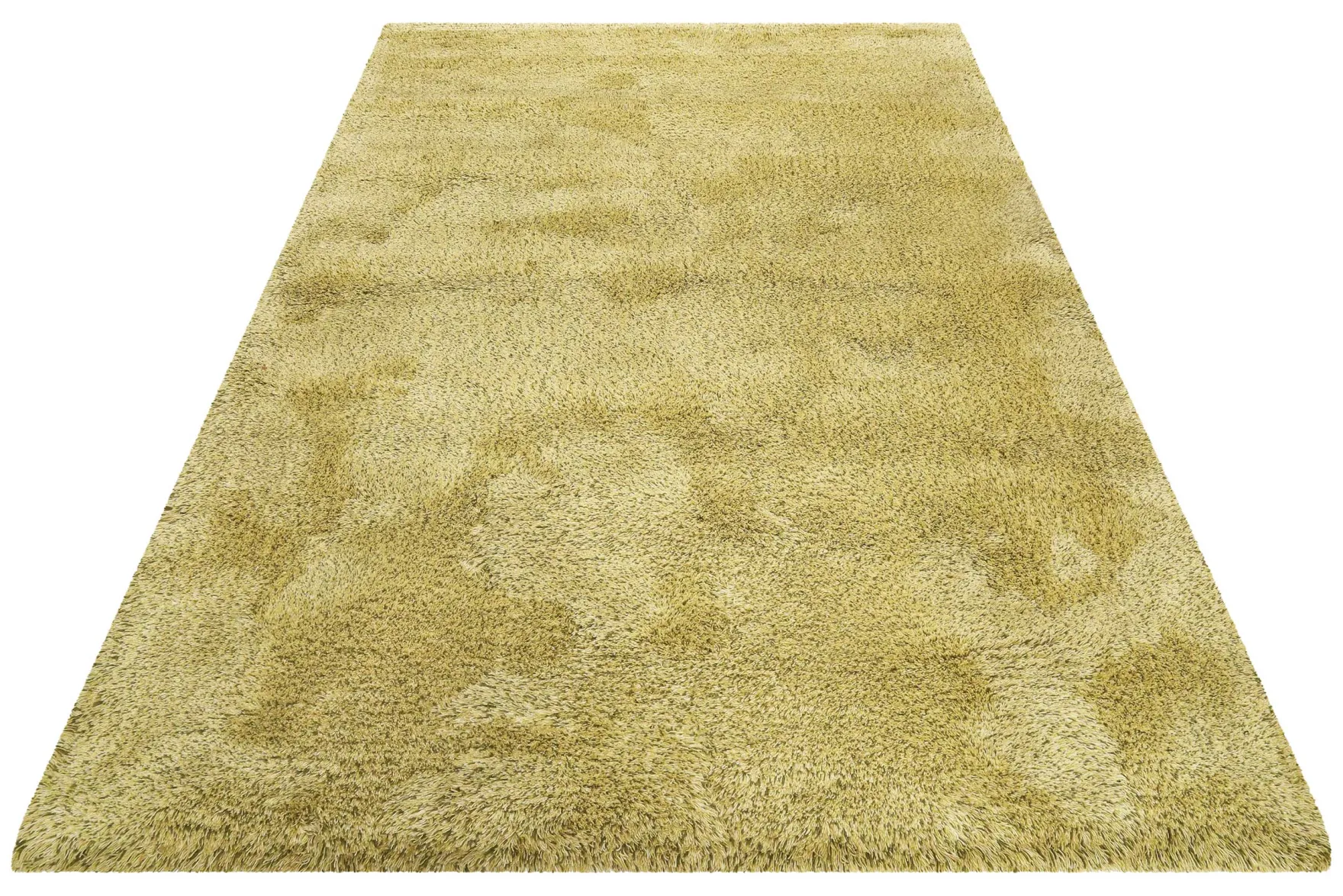 Esprit Wollteppich Grün meliert Hochflor "New Spirit"