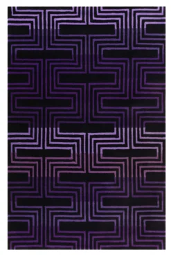 Esprit Wollteppich Lila