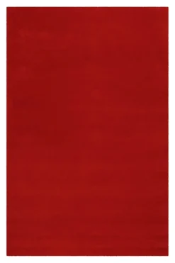 Esprit Wollteppich Rot Hochflor 