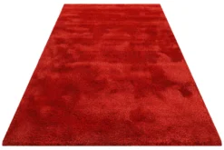 Esprit Wollteppich Rot meliert Hochflor 