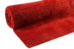 Esprit Wollteppich Rot meliert Hochflor 