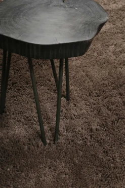 Esprit Wollteppich Shaggy Braun Hochflor 
