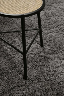 Esprit Wollteppich Shaggy Grau Hochflor 
