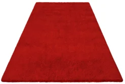 Esprit Wollteppich Shaggy Rot Hochflor