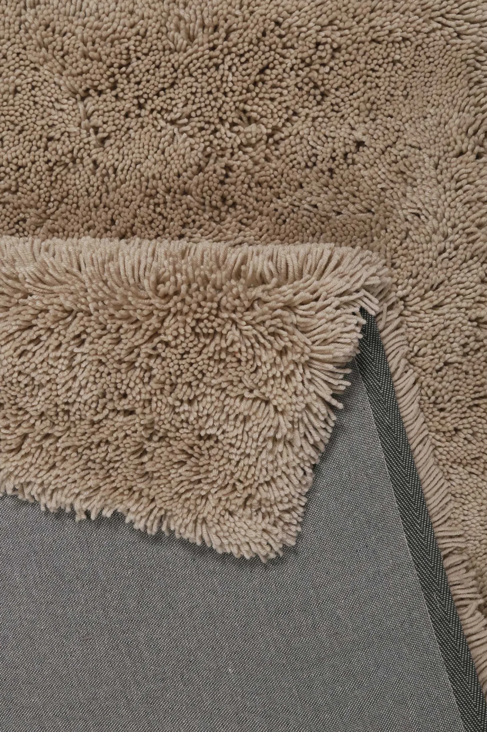 Esprit Wollteppich Shaggy Sand Beige Hochflor "Seattle Shag"
