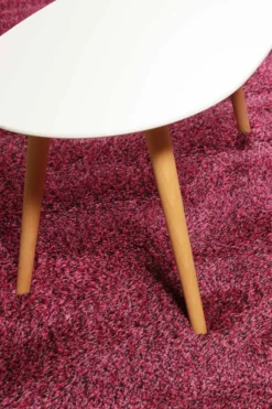Esprit Wollteppich Violett meliert Hochflor 