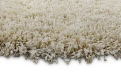 2 für 1 Aktion: Hochflor Teppich Rund Beige 