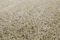 2 für 1 Aktion: Hochflor Teppich Rund Beige 