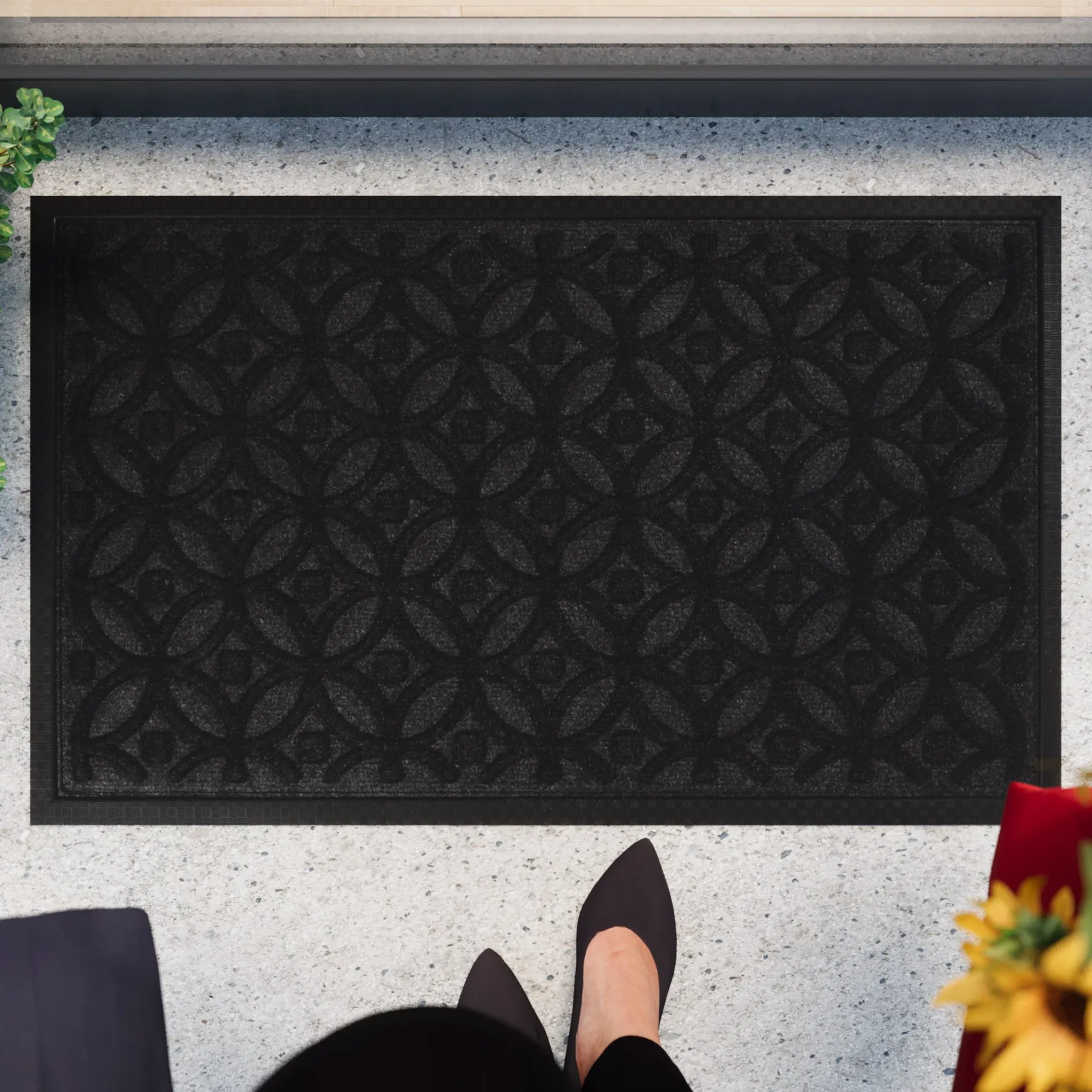Fußmatte Anthrazit "Midnight Mosaic" WECONhome