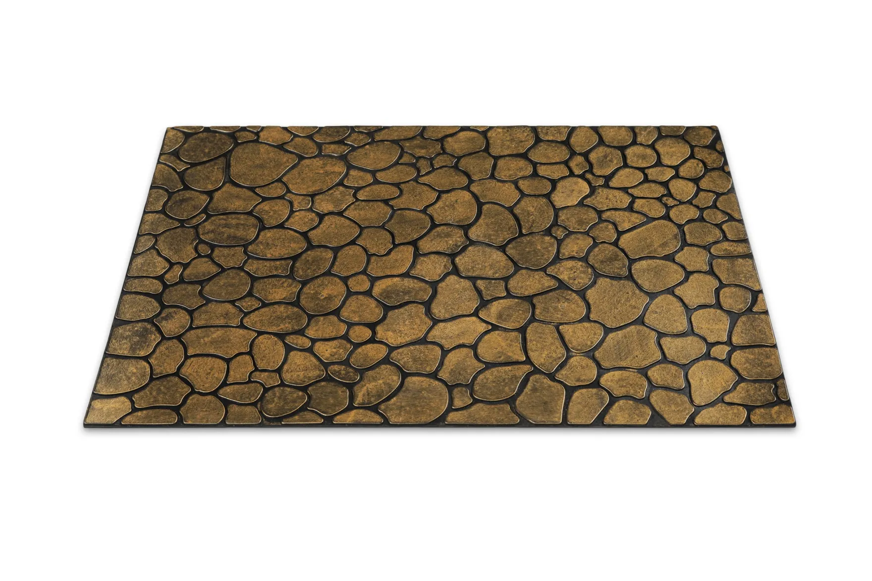 Fußmatte aus Gummi Gold Braun "Desert Pebble" WECONhome