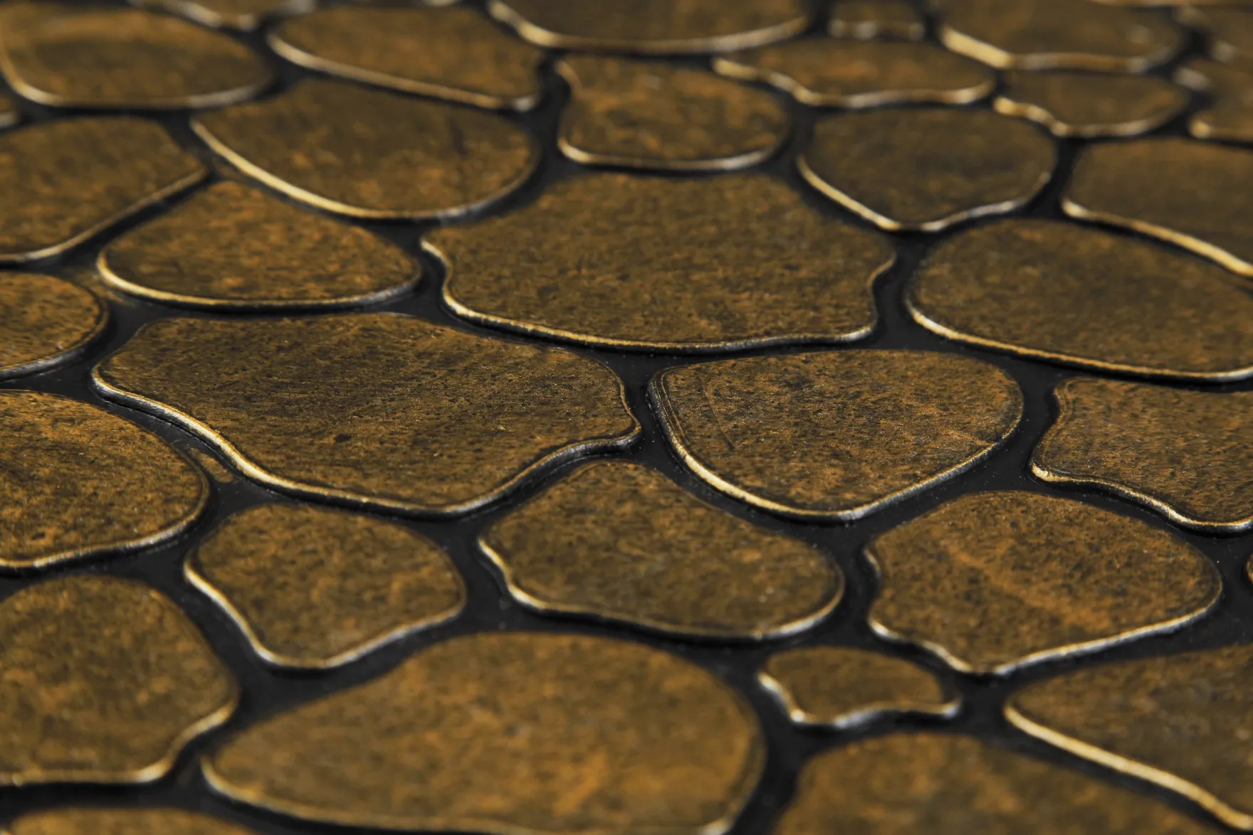 Fußmatte aus Gummi Gold Braun "Desert Pebble" WECONhome