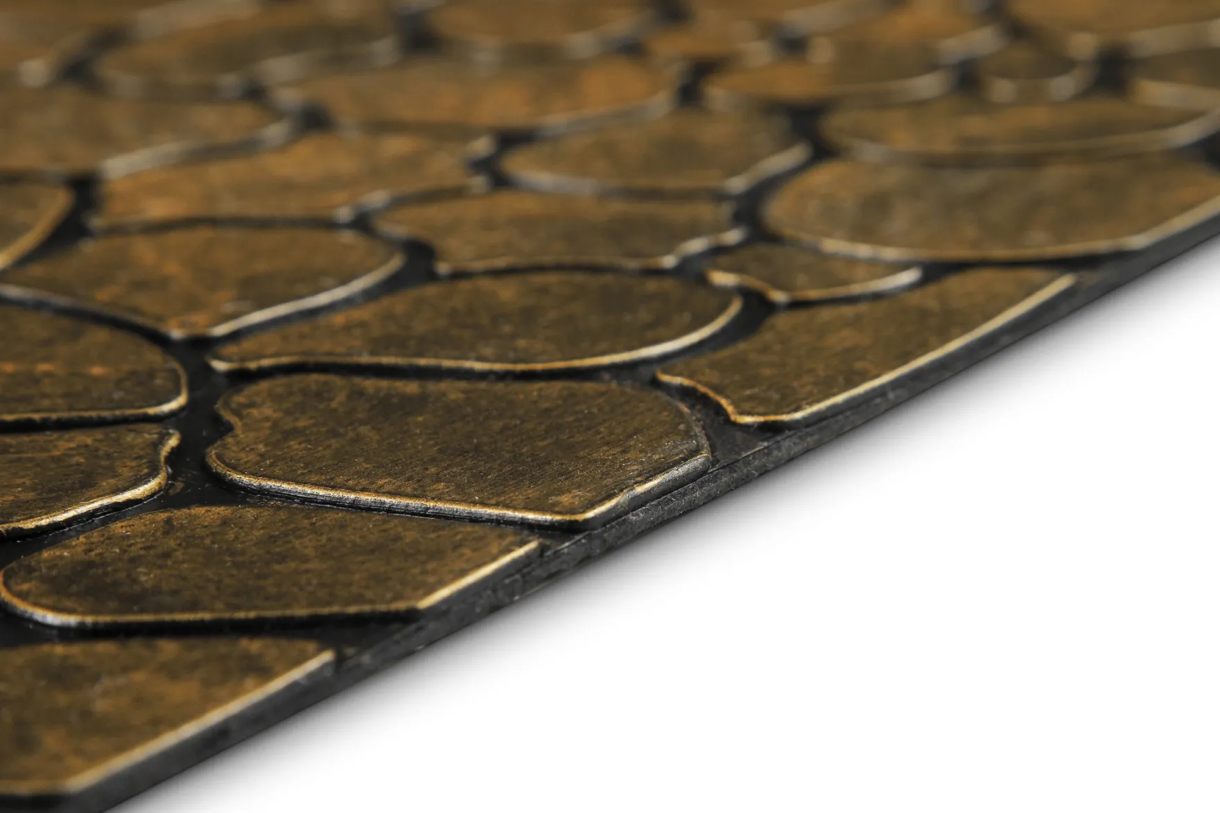 Fußmatte aus Gummi Gold Braun "Desert Pebble" WECONhome