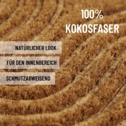 Fußmatte aus Kokosfaser Natur