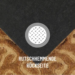 Fußmatte aus Kokosfaser Natur "Desert Doodle" WECONhome