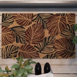 Fußmatte aus Kokosfaser Natur Schwarz "Jungle Mat" WECONhome