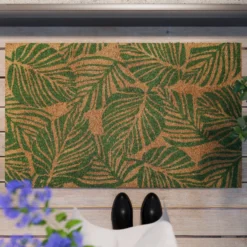 Fußmatte aus Kokosfaser Natur Grün "Jungle Mat" WECONhome