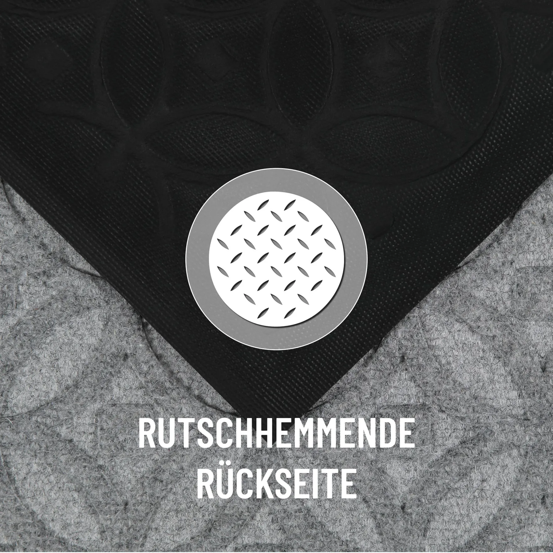 Fußmatte Hellgrau "Midnight Mosaic" WECONhome
