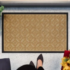 Fußmatte Honig Beige "Midnight Mosaic" WECONhome