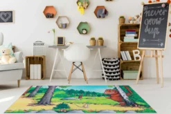 Grüffelo Kinderteppich Bunt Kurzflor
