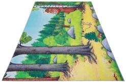 Grüffelo Kinderteppich Bunt Kurzflor