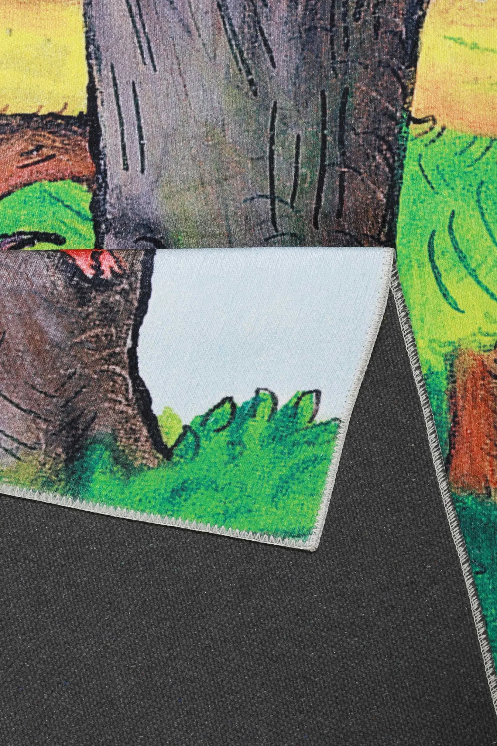 Grüffelo Kinderteppich Bunt Kurzflor "Wanderlo"