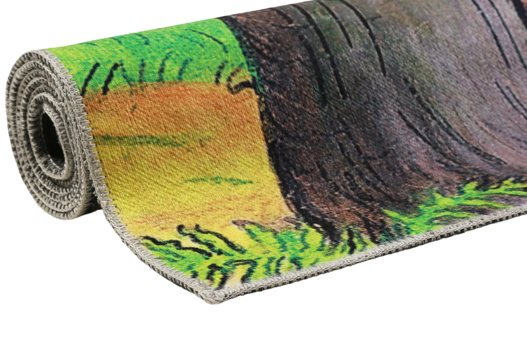 Grüffelo Kinderteppich Bunt Kurzflor "Wanderlo"