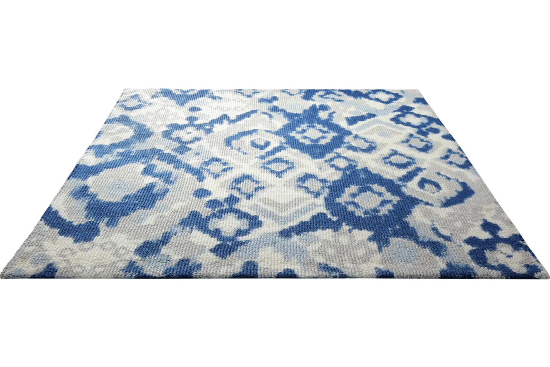 Handgearbeiteter ESPRIT Teppich beige blau "Cove"