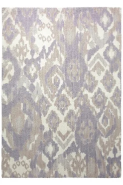 Handgearbeiteter ESPRIT Teppich beige fliederfarben "Cove"