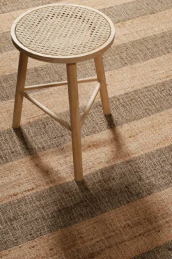 Handwebteppich Beige Braun aus Naturfaser