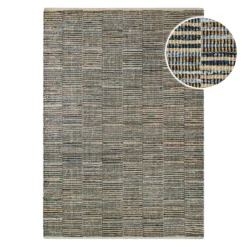 Handwebteppich Denim Blau "Denim Blues" WECONhome