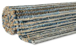 Handwebteppich Denim Blau "Denim Feels" WECONhome