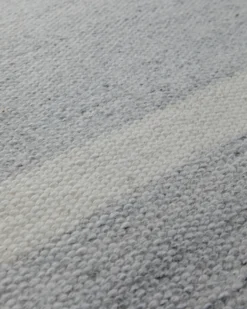 Handwebteppich Polypropylen outdoor Streifen rosé grau 160x230 cm