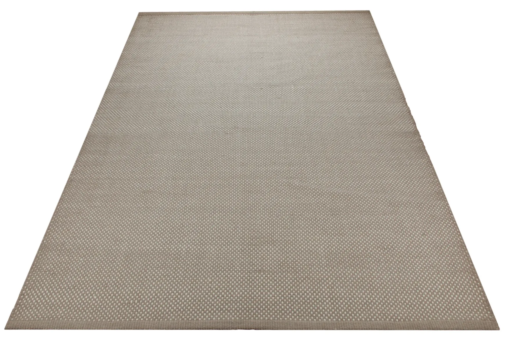 Handwebteppich Wolle Feinstruktur greige 160x230 cm