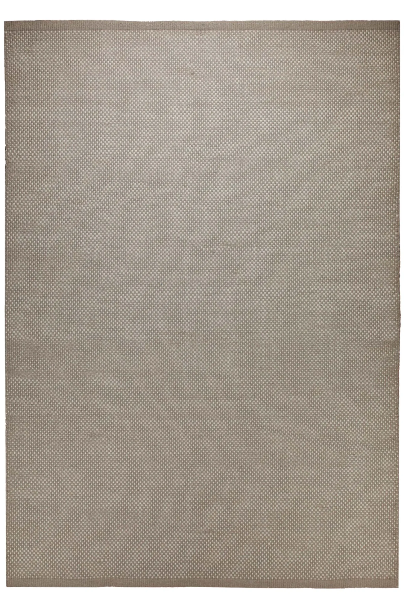 Handwebteppich Wolle Feinstruktur greige 160x230 cm