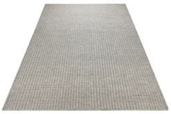 Handwebteppich Wolle meliert grau 160x230 cm