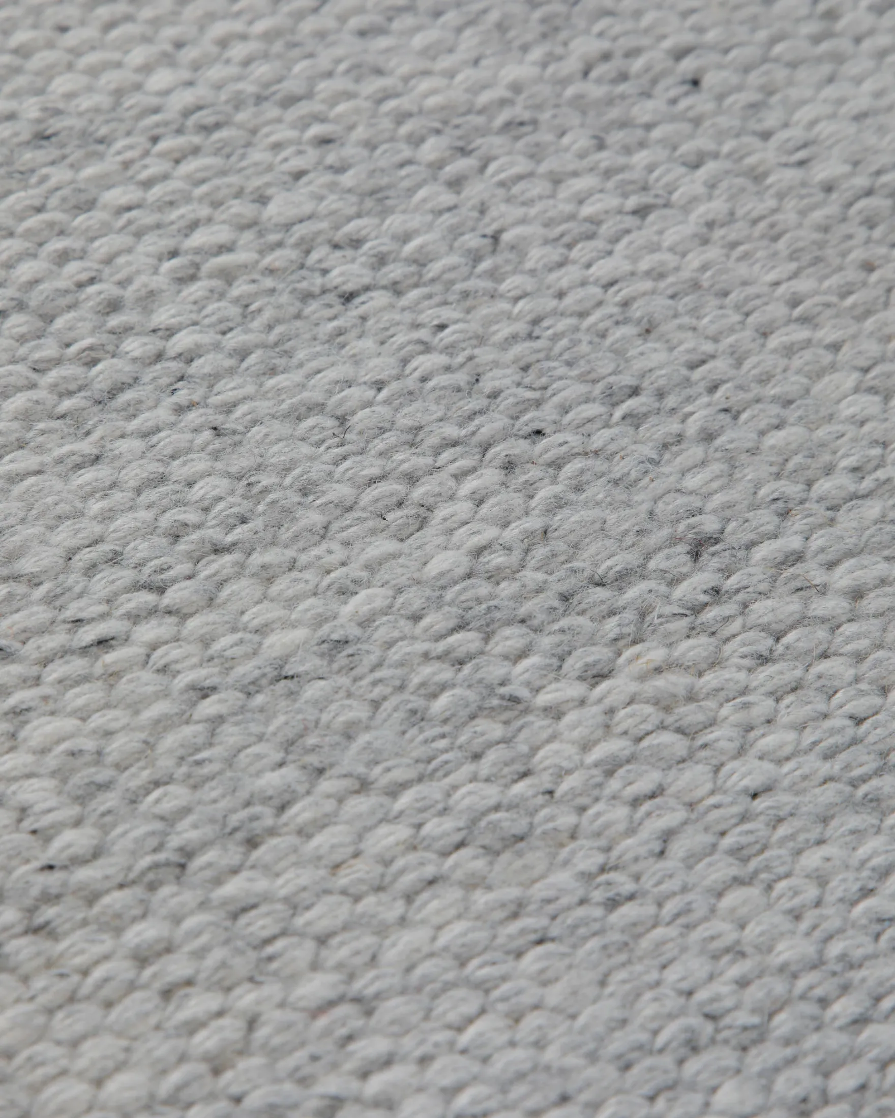 Handwebteppich Wolle Struktur hellgrau 160x230 cm