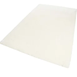 Hochflor Teppich Weiß Creme
