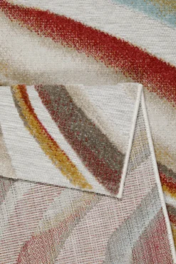 In & Outdoorteppich Beige Bunt "Creek" WECONhome